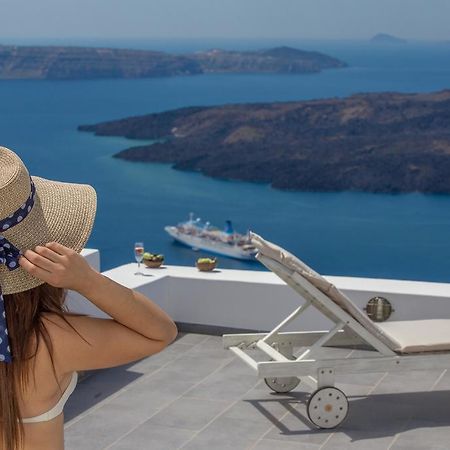 フィロステファニ Karpimo Horizon - Caldera View With Private Hot Tubヴィラ エクステリア 写真