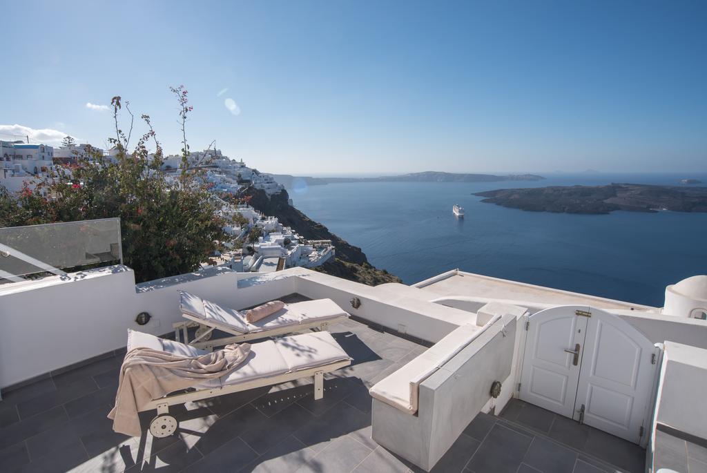 フィロステファニ Karpimo Horizon - Caldera View With Private Hot Tubヴィラ エクステリア 写真
