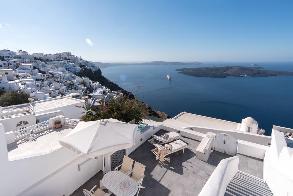 フィロステファニ Karpimo Horizon - Caldera View With Private Hot Tubヴィラ エクステリア 写真