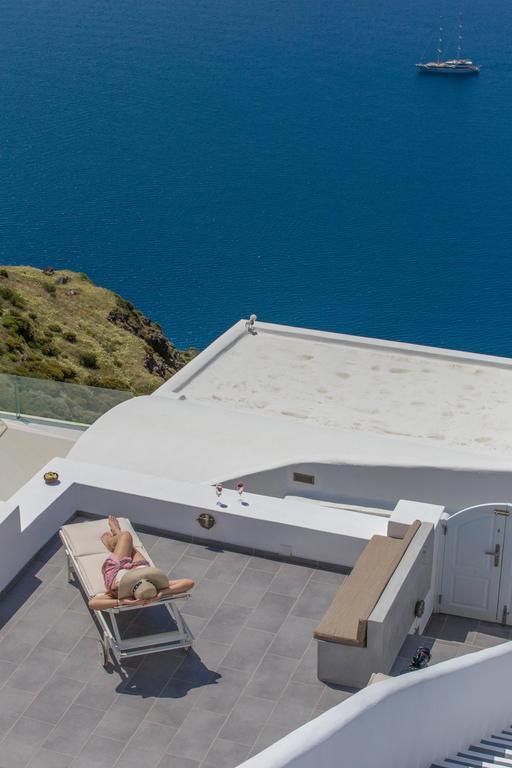 フィロステファニ Karpimo Horizon - Caldera View With Private Hot Tubヴィラ エクステリア 写真