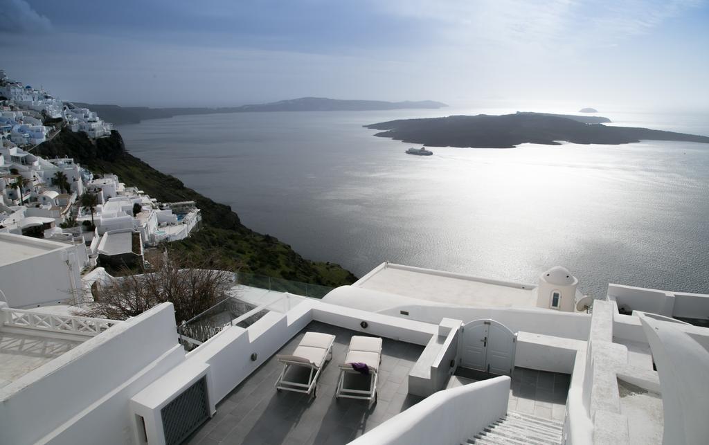 フィロステファニ Karpimo Horizon - Caldera View With Private Hot Tubヴィラ 部屋 写真