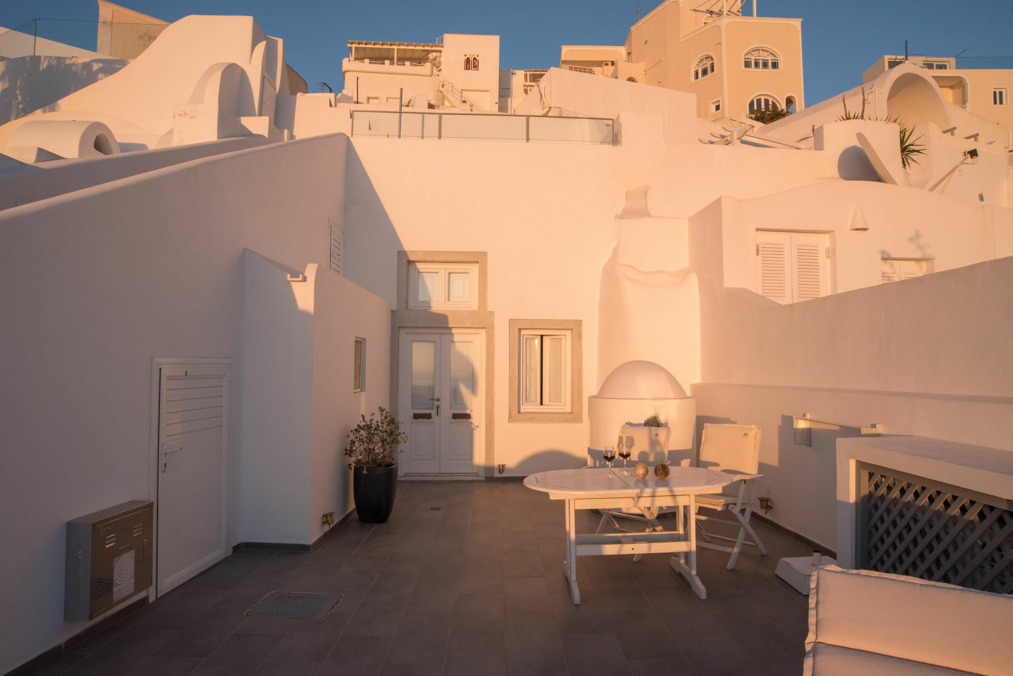 フィロステファニ Karpimo Horizon - Caldera View With Private Hot Tubヴィラ エクステリア 写真