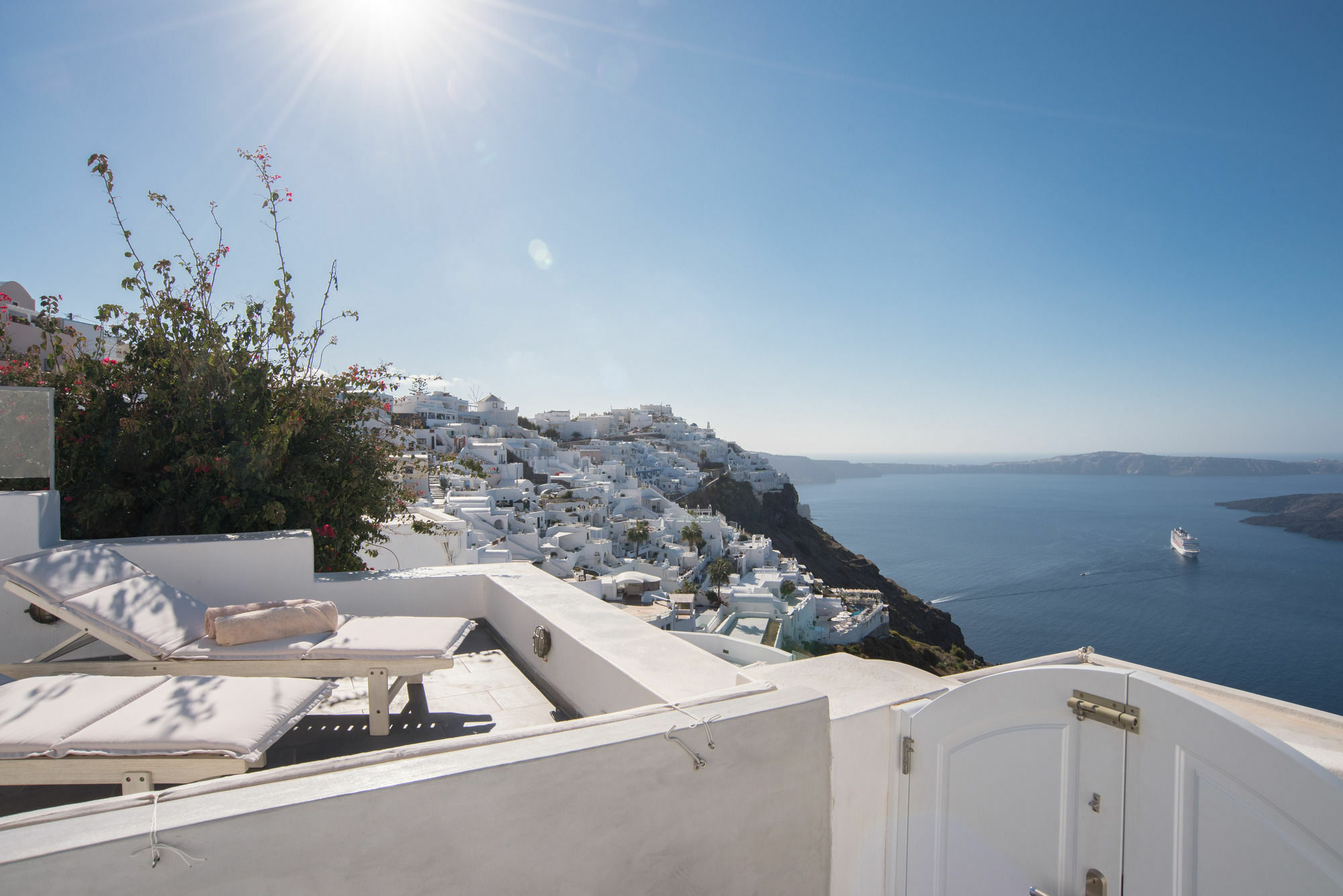 フィロステファニ Karpimo Horizon - Caldera View With Private Hot Tubヴィラ エクステリア 写真